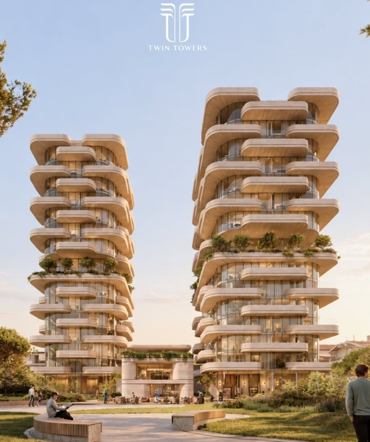 Apartament 2+1, Twin Towers , Kamez
